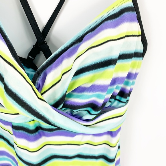 Beach Native 38B 38C Underwire Tankini Swim Wear - Picture 2 of 5